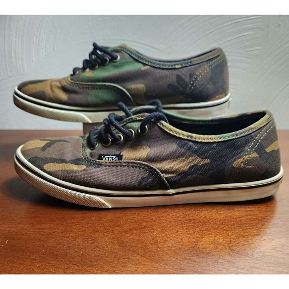 VANS Off The Wall TB9C Camo Low Lace Up Sneaker Shoes Womens Sz 6.5 Mens 5 - Picture 3 of 8
